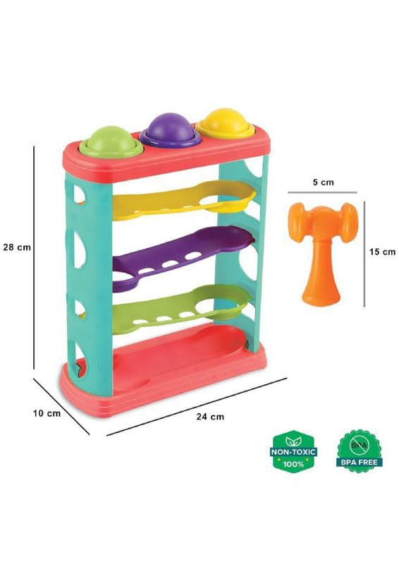 Hammer Ball Game for Kids |Hammering & Pounding Toys, Hammer Knock Ball Toys for Kids | Suitable for 3 Years and Above