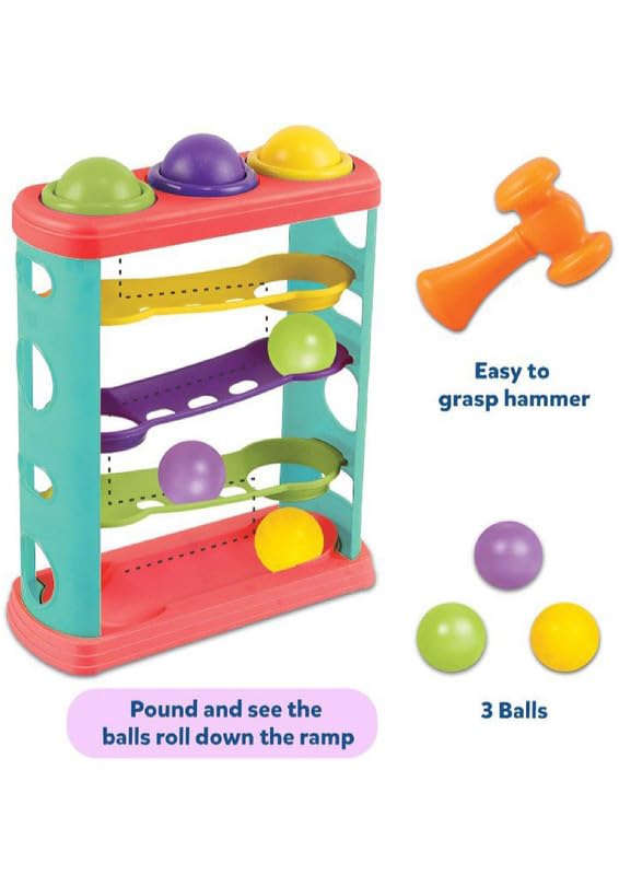 Hammer Ball Game for Kids |Hammering & Pounding Toys, Hammer Knock Ball Toys for Kids | Suitable for 3 Years and Above