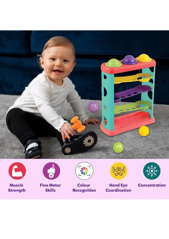 Hammer Ball Game for Kids |Hammering & Pounding Toys, Hammer Knock Ball Toys for Kids | Suitable for 3 Years and Above