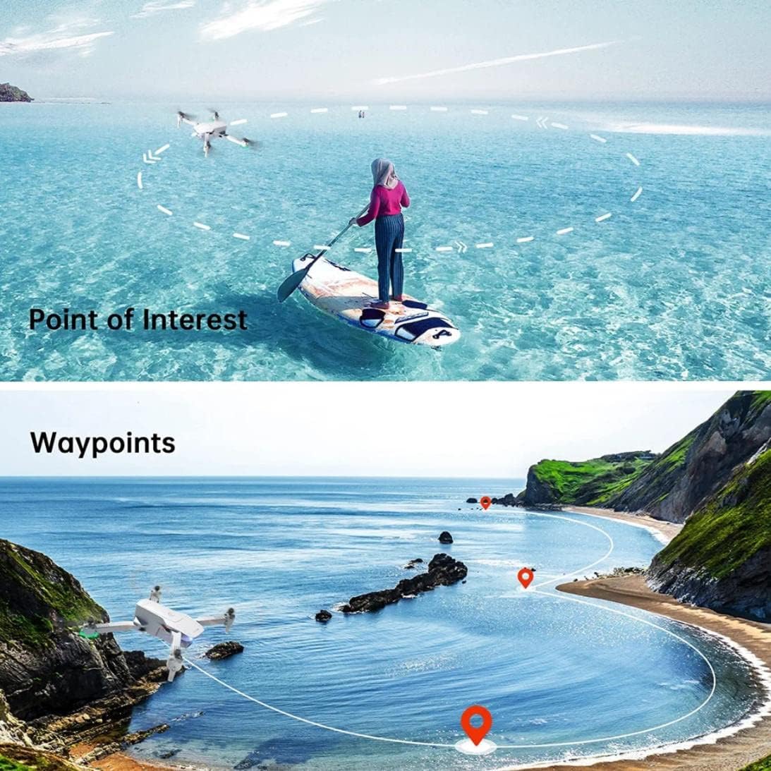 Dynalog DR-DG600C Foldable GPS Drone with Brushless Motor & Mini Display Remote