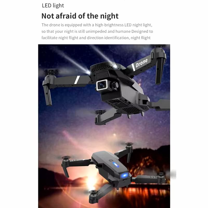 E88 Pro Drone with 1080P HD Dual Foldable RC Drone