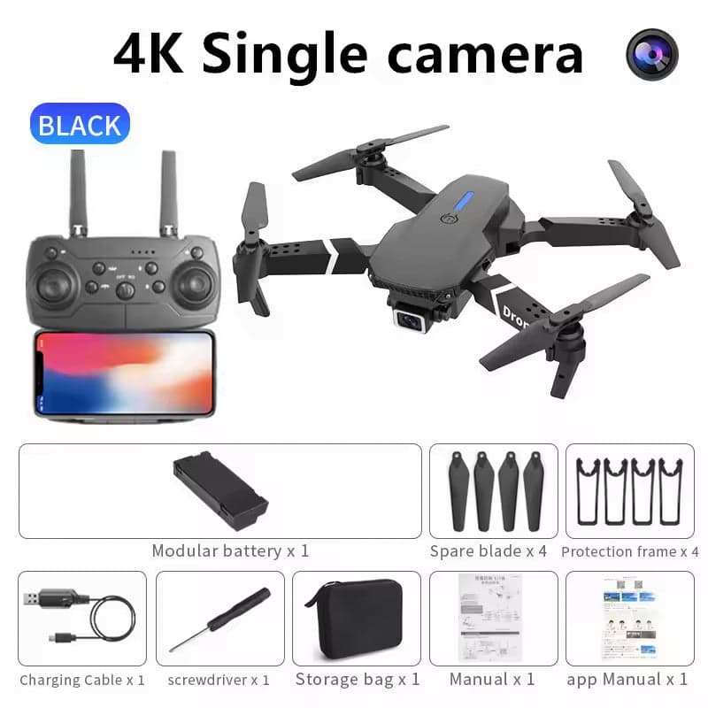 E88 Pro Drone with 1080P HD Dual Foldable RC Drone