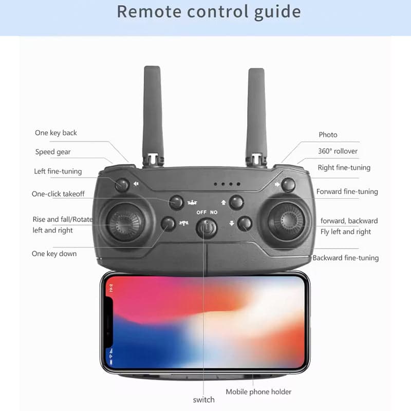 E88 Pro Drone with 1080P HD Dual Foldable RC Drone