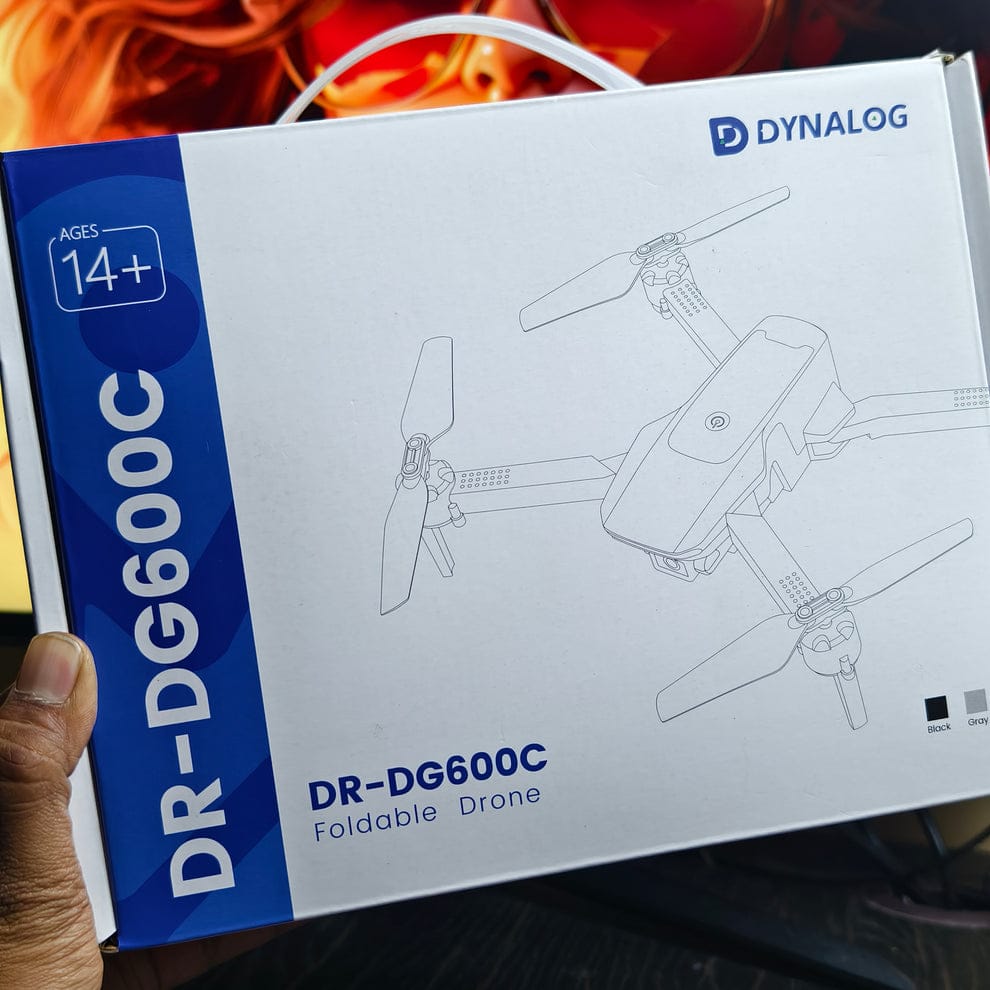Dynalog DR-DG600C Foldable GPS Drone with Brushless Motor & Mini Display Remote