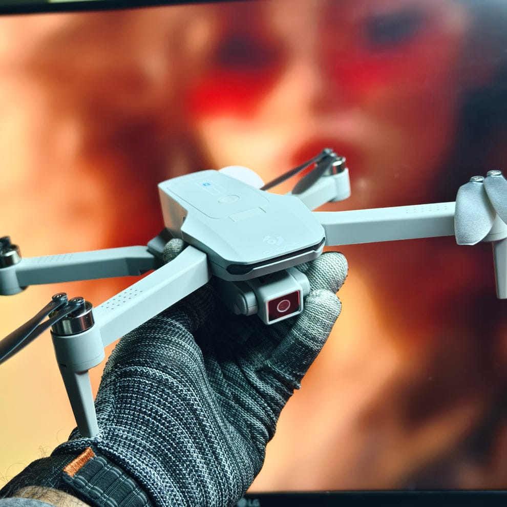 Dynalog DR-DG600C Foldable GPS Drone with Brushless Motor & Mini Display Remote