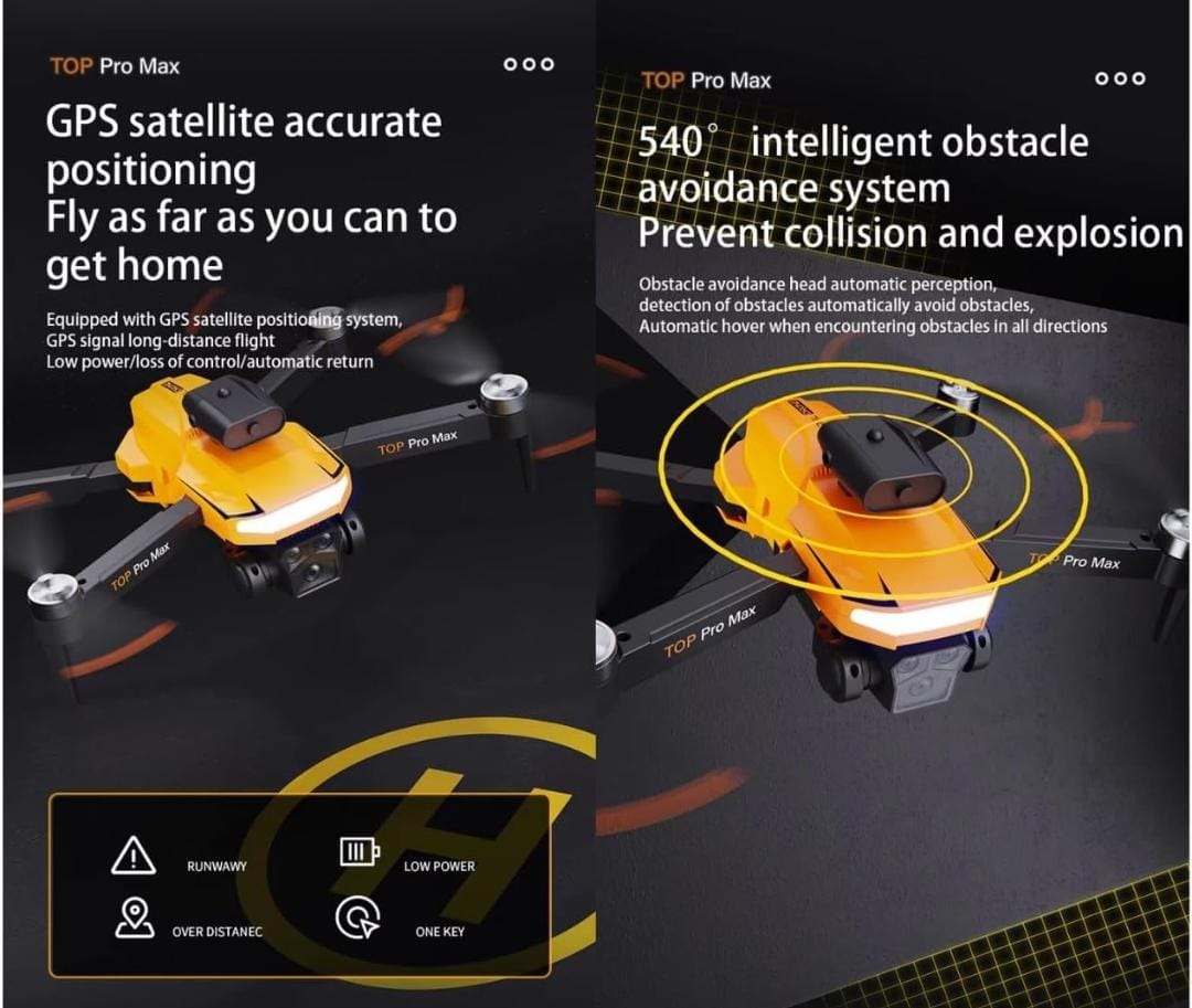 P18 Pro Drone HD 1080P Camera Drone for Beginners – Brushless Motor, Optical Flow, 90° Adjustable Lens, Real-Time WiFi Transmission