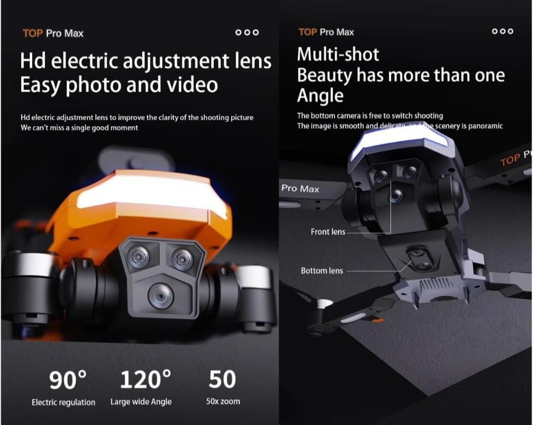 P18 Pro Drone HD 1080P Camera Drone for Beginners – Brushless Motor, Optical Flow, 90° Adjustable Lens, Real-Time WiFi Transmission