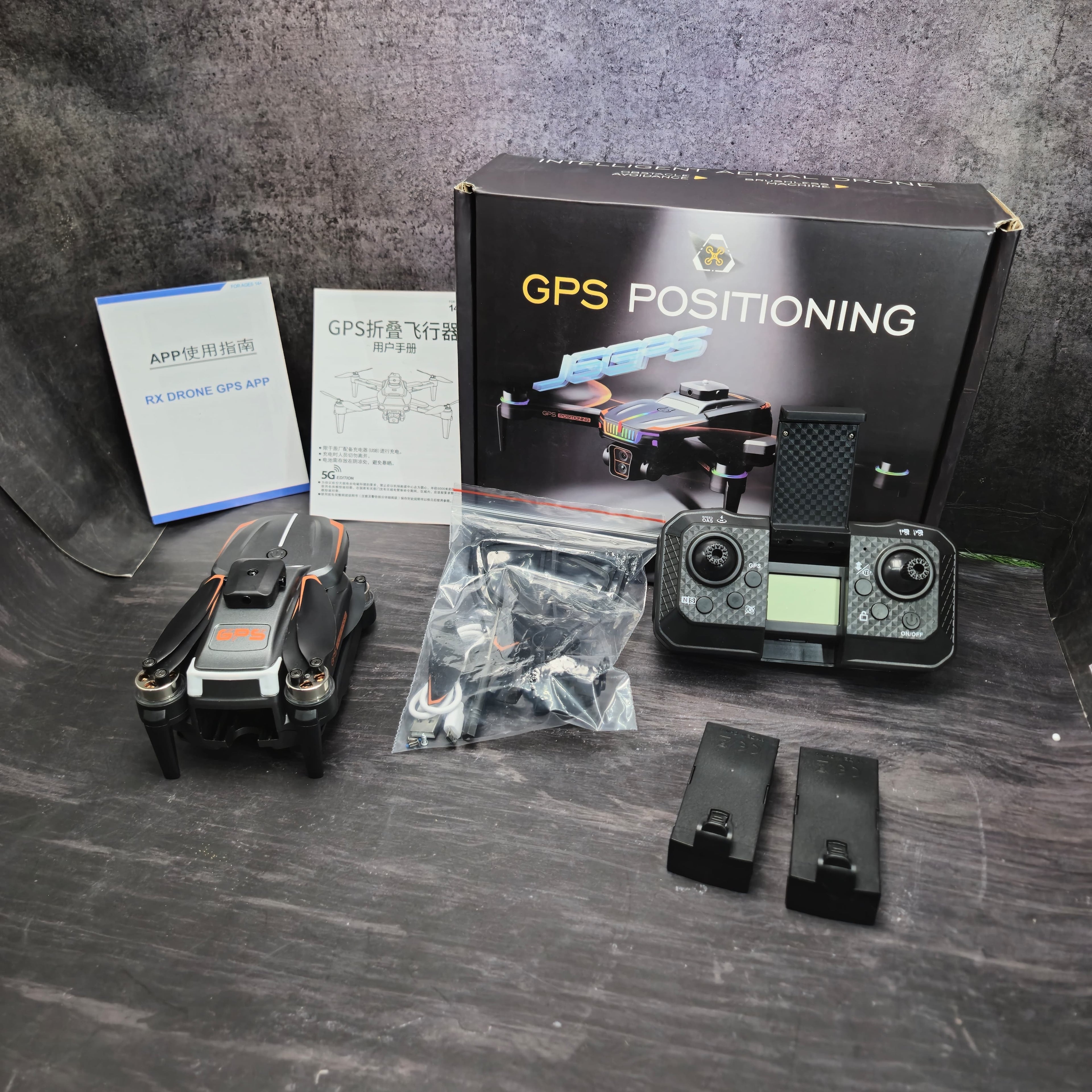 J6 PRO GPS DRONE WITH MINI DISPLAY IN REMOTE & DUAL BATTERY(Brushless Motor)