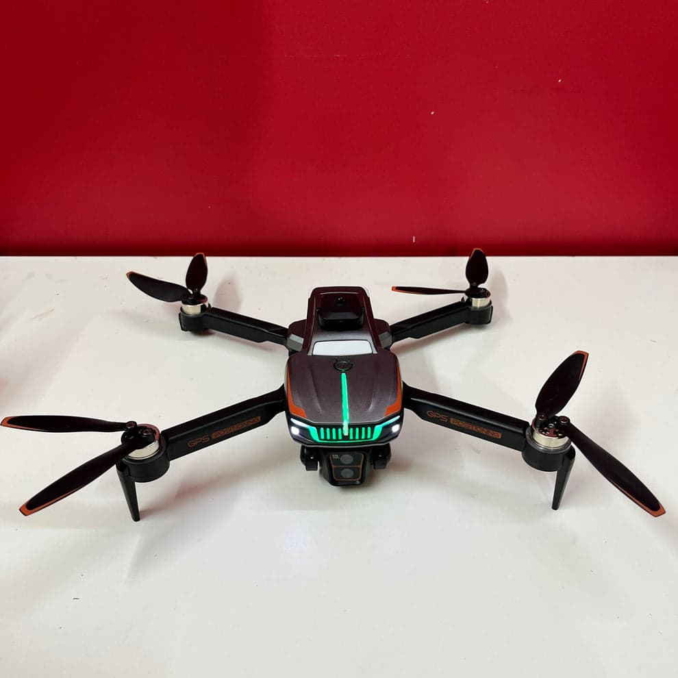 J6 PRO GPS DRONE WITH MINI DISPLAY IN REMOTE & DUAL BATTERY(Brushless Motor)