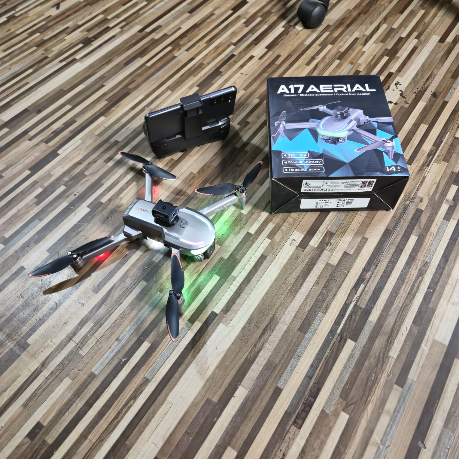 A17 Aerial Drone with Brushless Motor & Gimble Camera