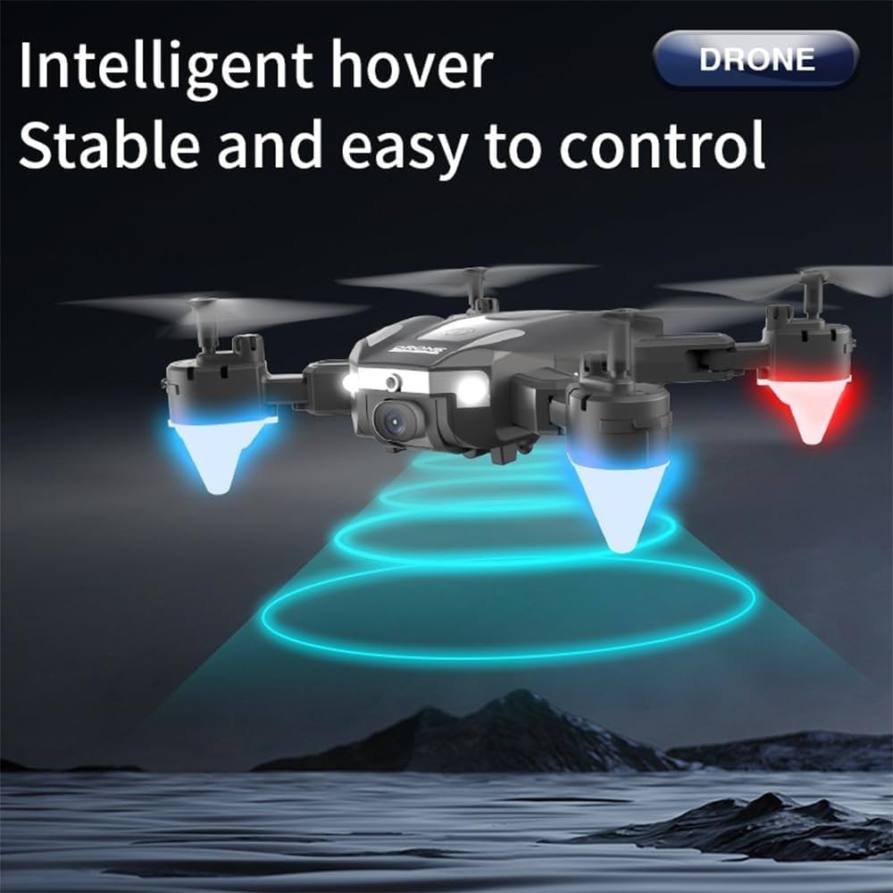 J2 Drone with Remote Control, Camera, 360° Rotation, Phone Holder, Spare Propellers