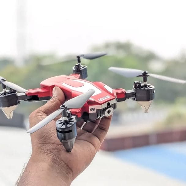 J2 Drone with Remote Control, Camera, 360° Rotation, Phone Holder, Spare Propellers