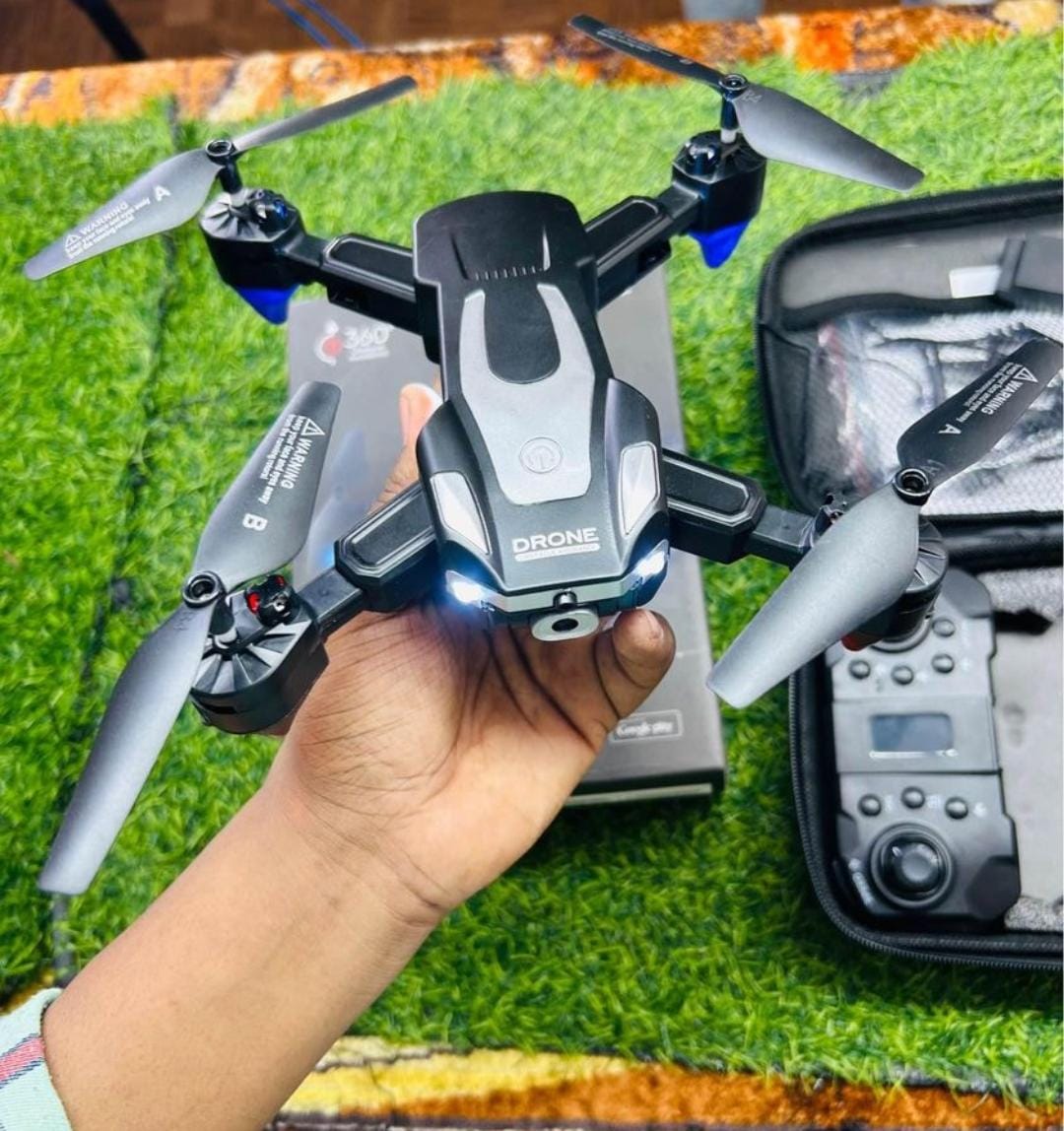 J2 Drone with Remote Control, Camera, 360° Rotation, Phone Holder, Spare Propellers