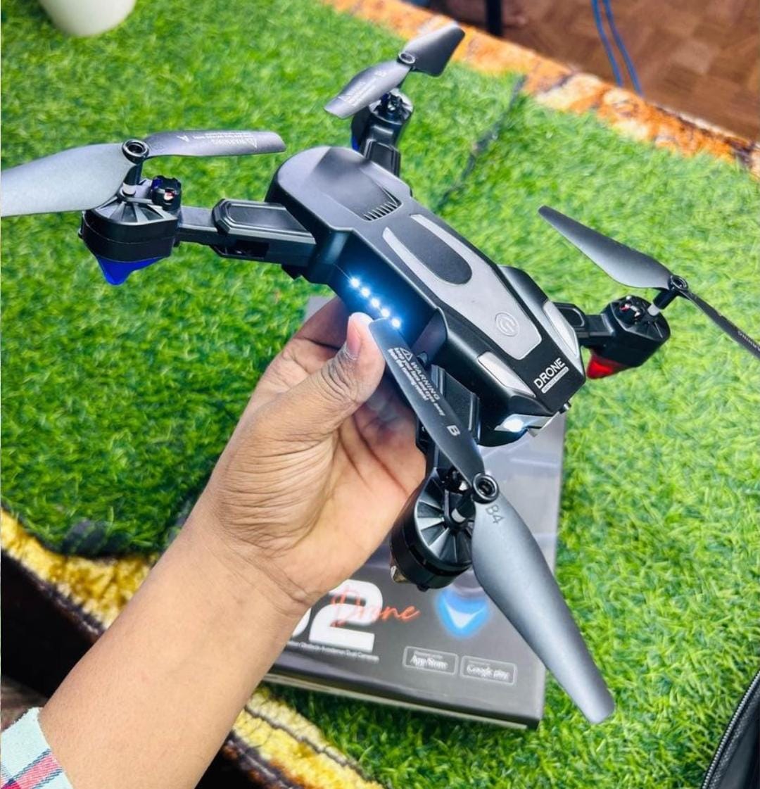 J2 Drone with Remote Control, Camera, 360° Rotation, Phone Holder, Spare Propellers