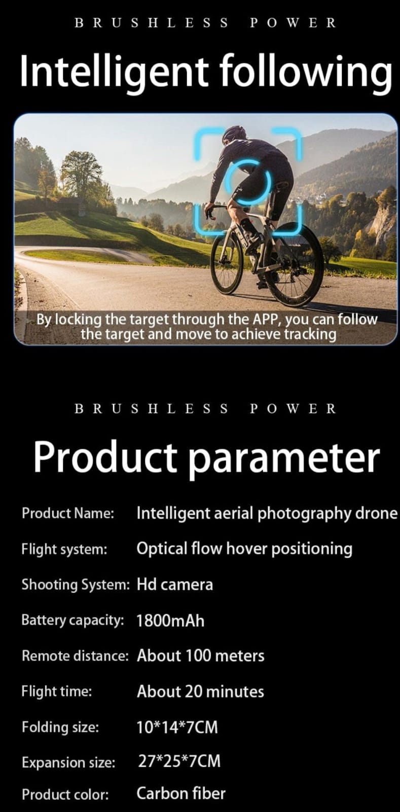 New S25 Drone Camera Brushless Motor GPS Remote Control Helicopter Quadcopter Foldable & Carbon Fiber Brushless HD