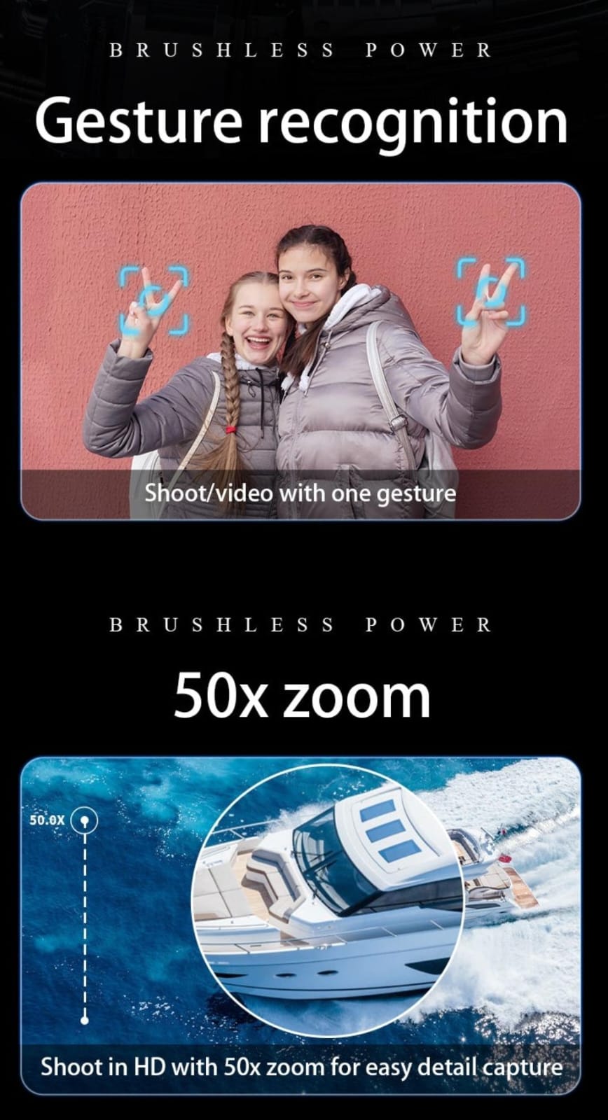 New S25 Drone Camera Brushless Motor GPS Remote Control Helicopter Quadcopter Foldable & Carbon Fiber Brushless HD