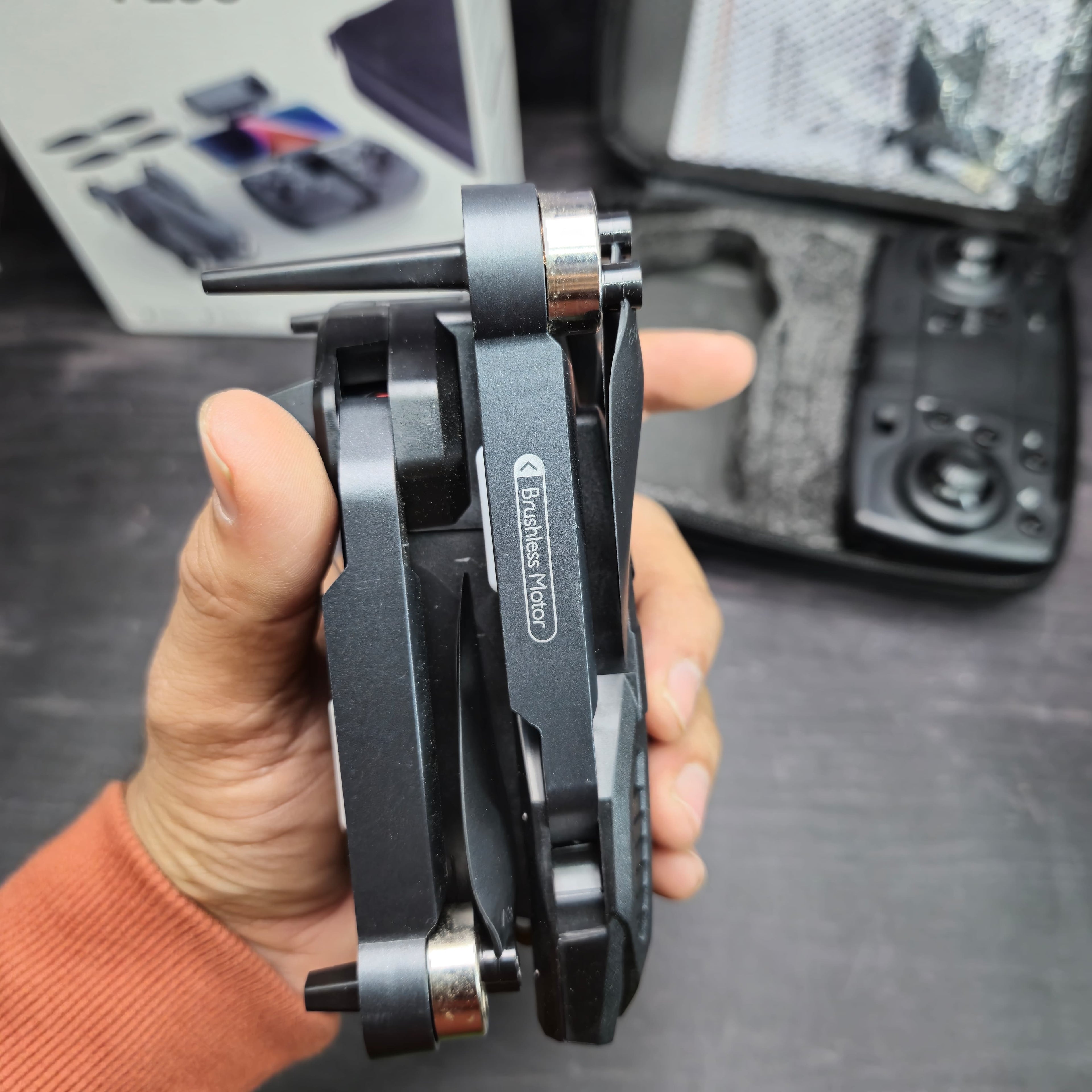 F198 Brushless HD Mini Camera Drone โ Compact Quadcopter for Stunning Aerial Photography