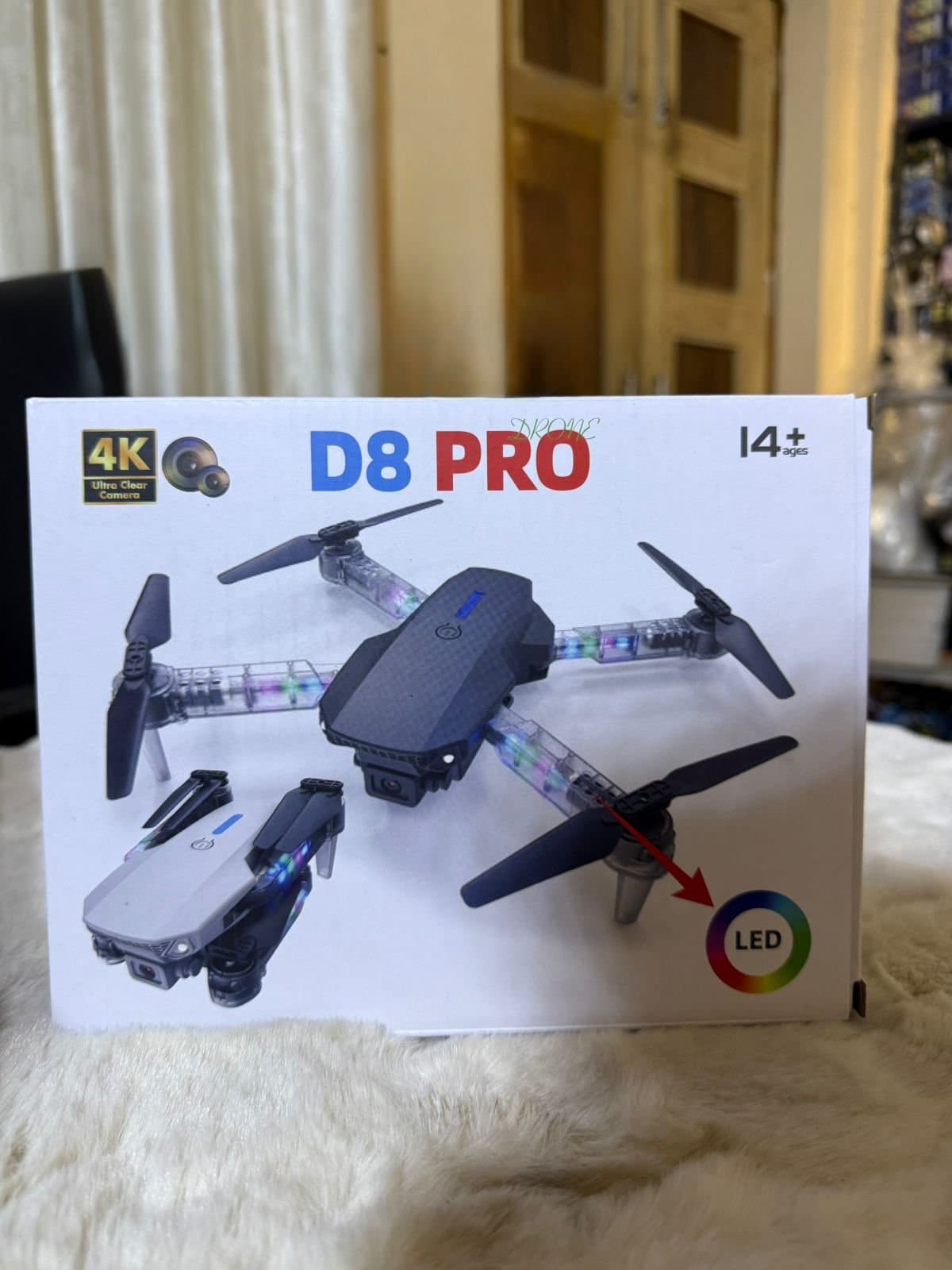 D8 Pro Wings Lighting Drone: High-Performance Aerial Brilliance with LED Illumination