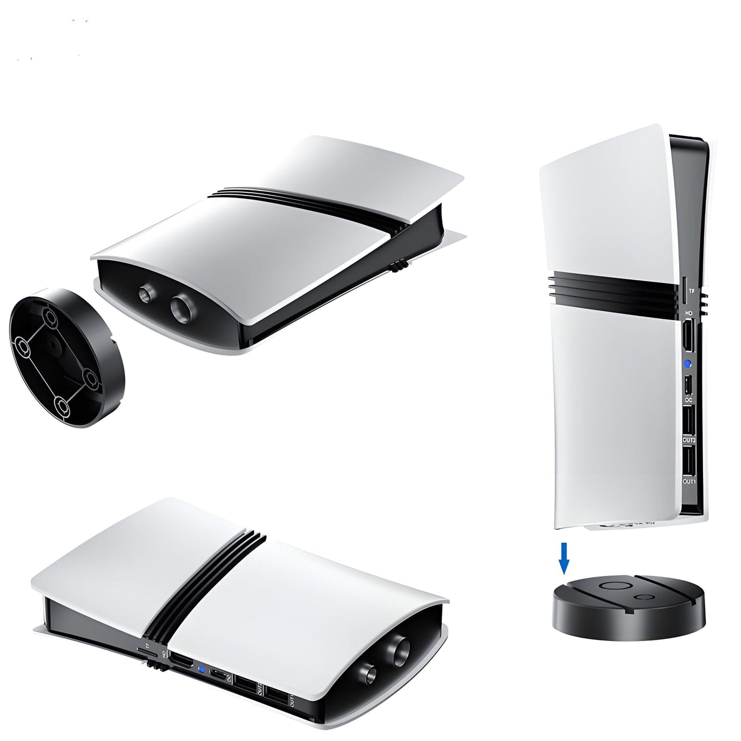 GS5 Pro Classic TV Video Game Console with 30000 Games and 1080 Output with 53 Simulators for PSP Games