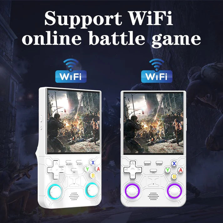 R36 Ultra Retro Handheld Game Console, with 64G Built-in 20000+ Games, 3000mAh Rechargeable, Support 20+ Simulators, Linux System, 4.0 Inch IPS Screen Portable Pocket Arcade