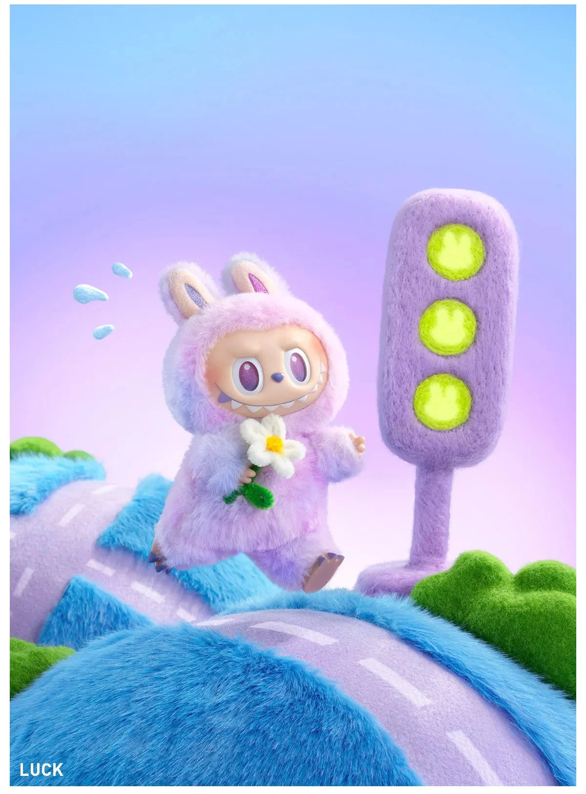 Cute Monster Labubu Toy Big Into Energy Plush Blind Box Pack Of 1