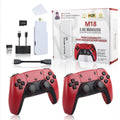 M18 Retro Gaming Console with 4K Ultra HD Game Stick, 2.4G Wireless Controller, 24000+ Games(Red)