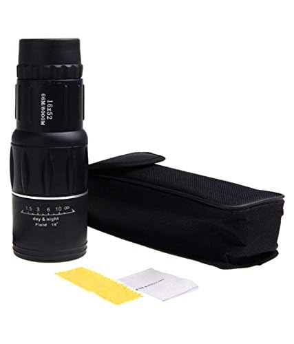 Bushnell 16x52 Dual Focus Monocular Telescope – High-Power Zoom Lens for Bird Watching, Hunting & Outdoor Adventures