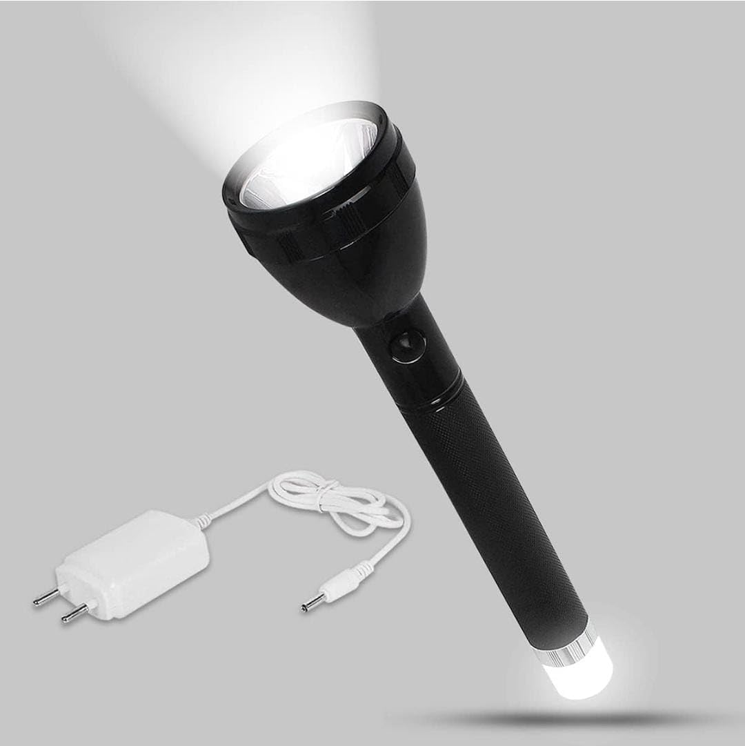 JY-9050 5W Long Range LED Rechargeable Torch Light – Dual Lighting Modes, High Brightness & Durable Design