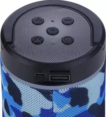 DJ Bass Portable Rechargeable Bluetooth Speaker with Waterproof Flashing LED Light and Wireless/Outdoor/Indoor KT-125 Bluetooth Speaker with Mobile Holder| USB|SD Card Slot & FM Support