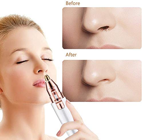 Facial Hair Remover for Women – Painless Razor for Eyebrows, Nose, Lips & Small Hair