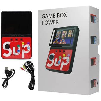 SUP Classic Retro Arcade Handheld Game Console with 900+ Classic Games, Supports TV Connection, Perfect for Kids & Adults (Multicolor)