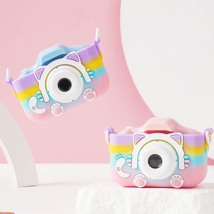 Kids Digital Camera – 12MP Photo, 1080p Video, Games & USB Rechargeable | Shockproof & Child-Friendly Design