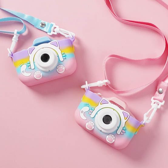 Kids Digital Camera – 12MP Photo, 1080p Video, Games & USB Rechargeable | Shockproof & Child-Friendly Design