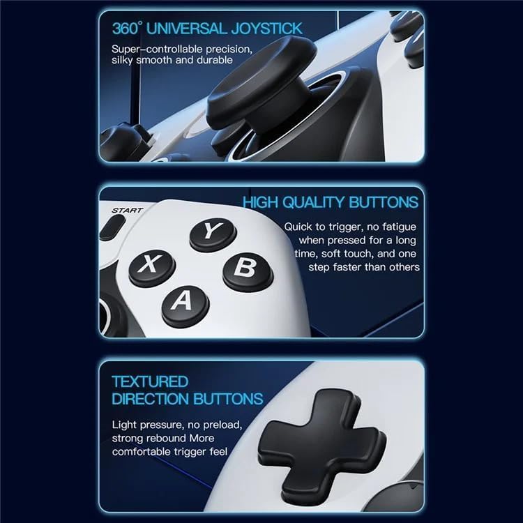 M22 Game Stick with 30,000+ Games & Dual Wireless Controller- Wireless HD, 52 Emulators, 30,000+ Games, 64GB, Classic Edition with Tekken Game