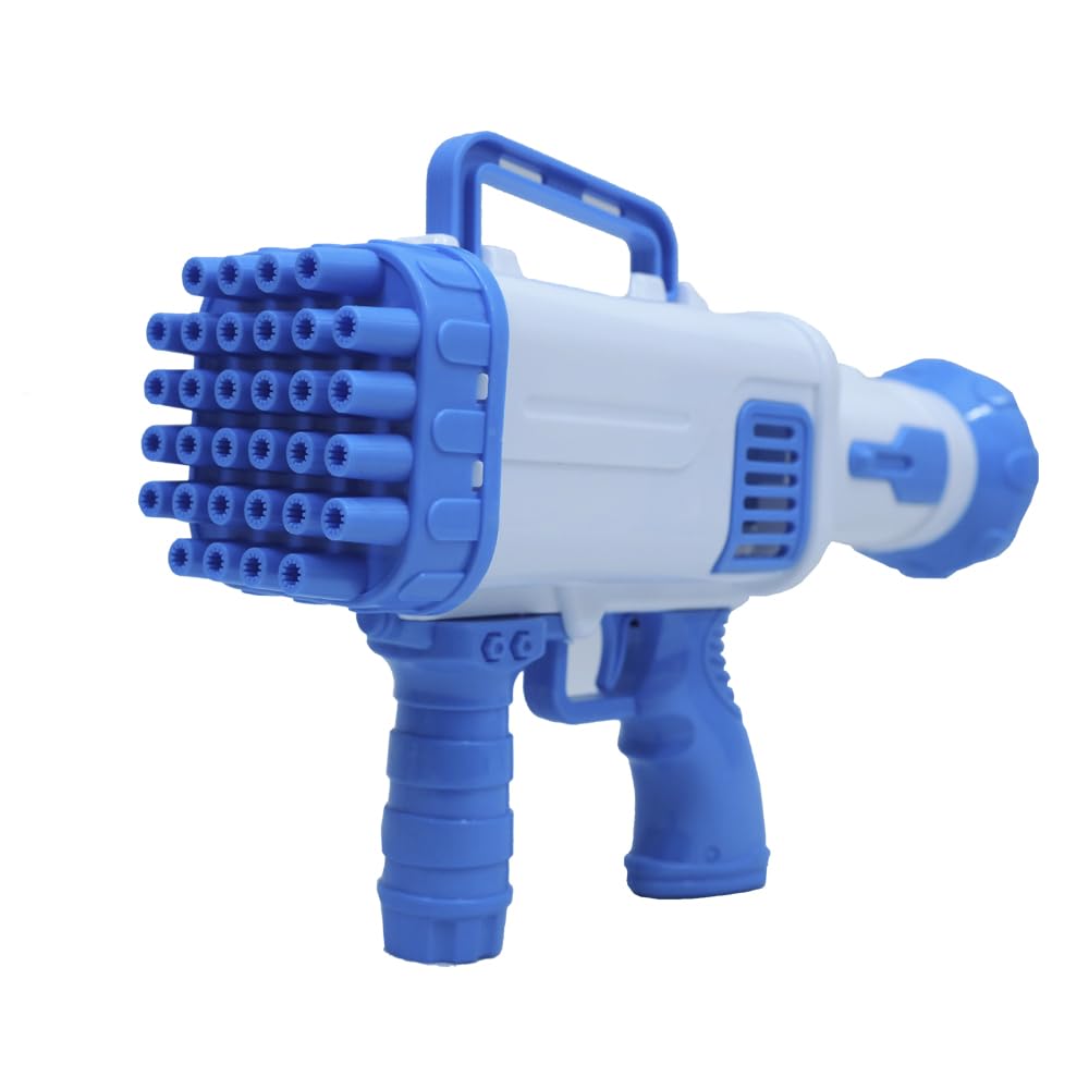 Bubble Gun Rocket 32 Holes Soap Blaster Machine, Bubble Maker, Bubble Launcher, Bubble Blaster, Bubble Blower Toys Party Favor Outdoor Activity for Kids. Multicolor (Color As Per Stock)