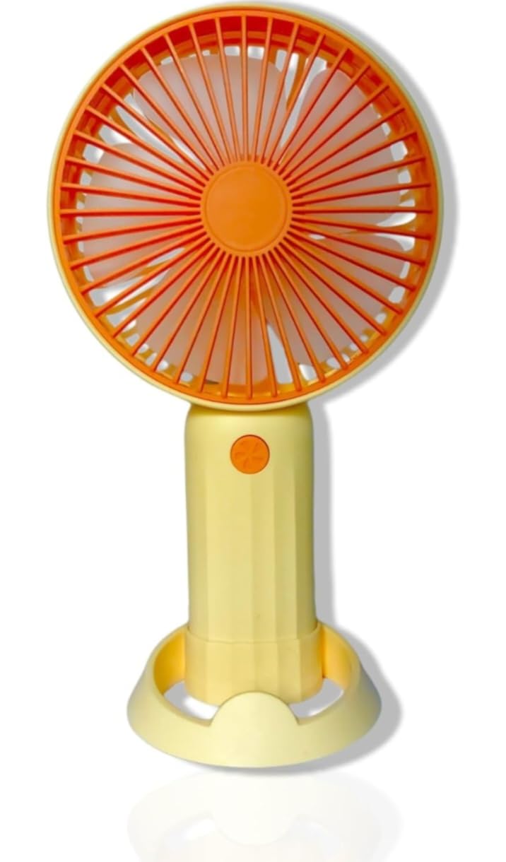 Mini Handheld Fan, Lightweight Hand Fan for Women Cute Design Strong Wind Portable Fan, USB Rechargeable Fan Personal Fan for Indoor Outdoor Travel Makeup