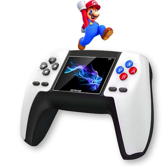 P5 Game Box Retro Handheld Game Console with 520 Built-in Games,1 Player Output for Big Screen Play; Includes Battery, USB Cable, & AV TV Output Cable for P5 Ergonomic Features Gaming