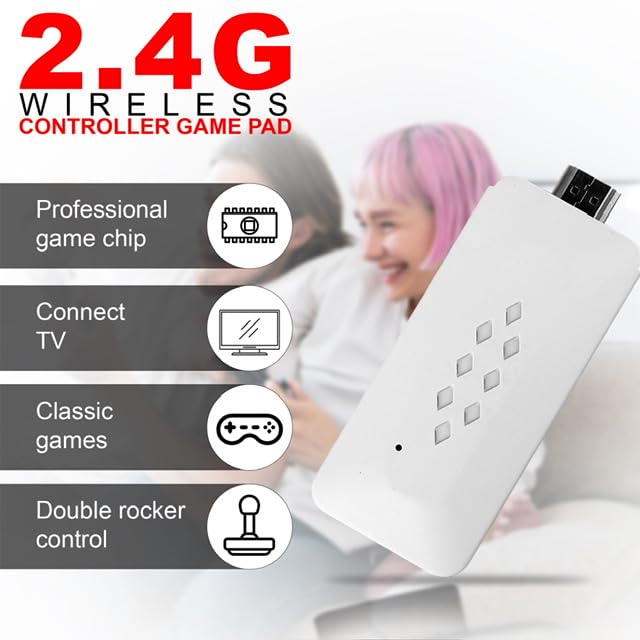 M22 Special Edition Retro Game Console Wireless Controller Gamepad - with 52 Emulators 30,000+ Games, 1080P HD Graphics, 64GB Storage, Video Game TV Stick for All Ages