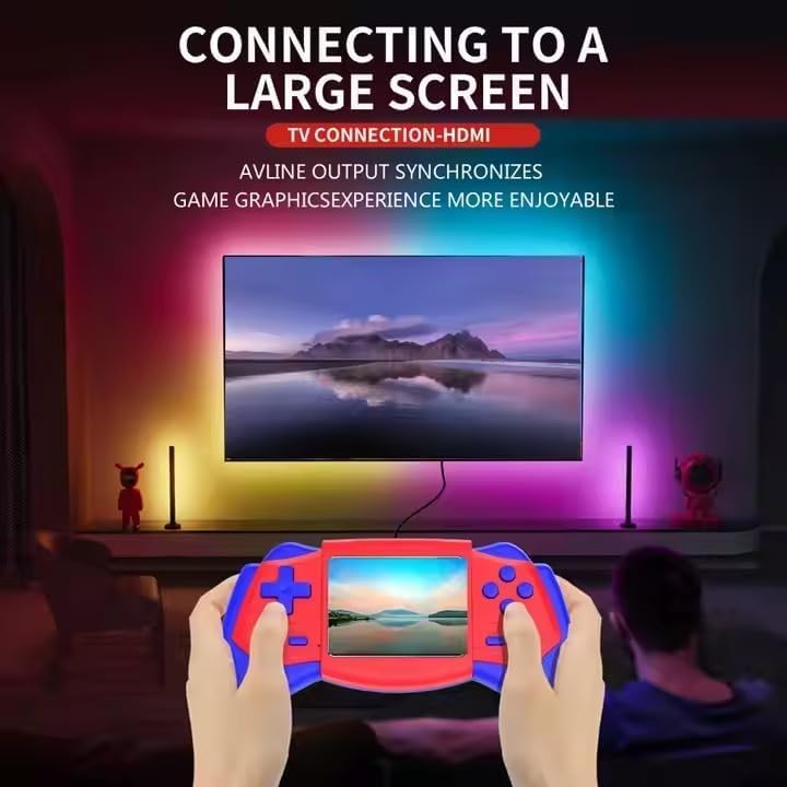 New S3 Handheld Video Game Set for Kids,500 Retro Video Games Console ,Rechargeable Retro Game Box with TV Game Support