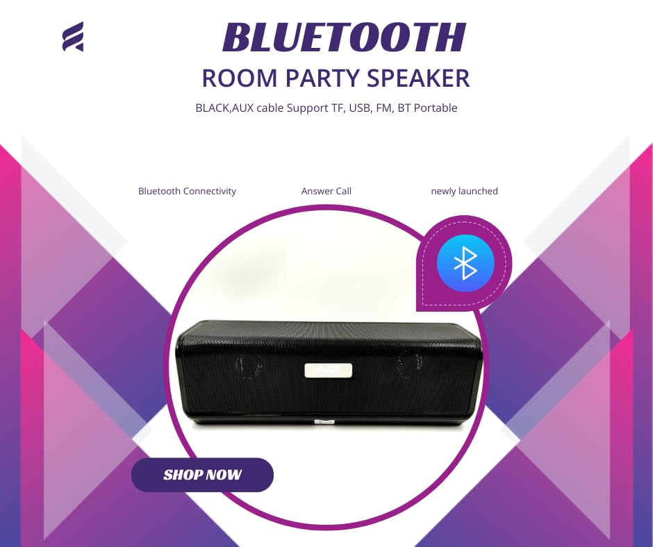 MZ M407 Premium BT Speaker – Wireless Speaker with HD Sound, Deep Bass, and 24-Hour Playtime – Portable Design for Home, Outdoors, and Parties