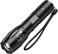High-Power Tactical LED Flashlight – 5 Modes, Zoom Function, Rechargeable & Heavy-Duty Design