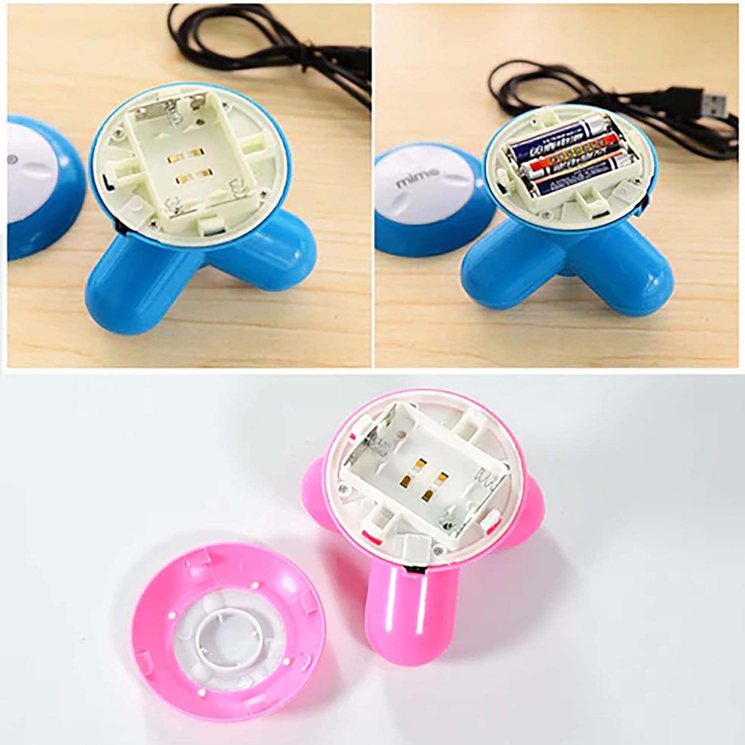 MIMO Mini USB Electric Massager – Compact Handheld Vibration Massager for Stress & Muscle Relief
