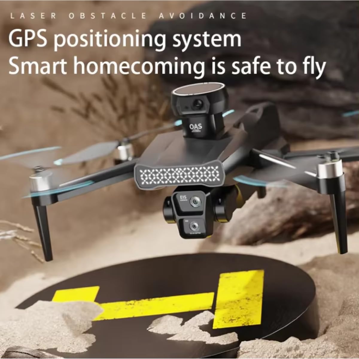 M101 GPS Drone with 8K UHD Camera – 30 Min Flight Time, GPS Auto Return, 5GHz FPV, Brushless Motor, Foldable Quadcopter with 3D Flips & Headless Mode for Aerial Photography