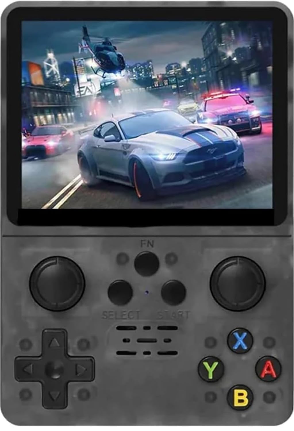 R35S l Retro Video Game Console 64GB Mini Handheld Gameboy Built in 8000+ Classic Games + PSP Games 3.5-inch IPS Screen Dual 3D Joystick