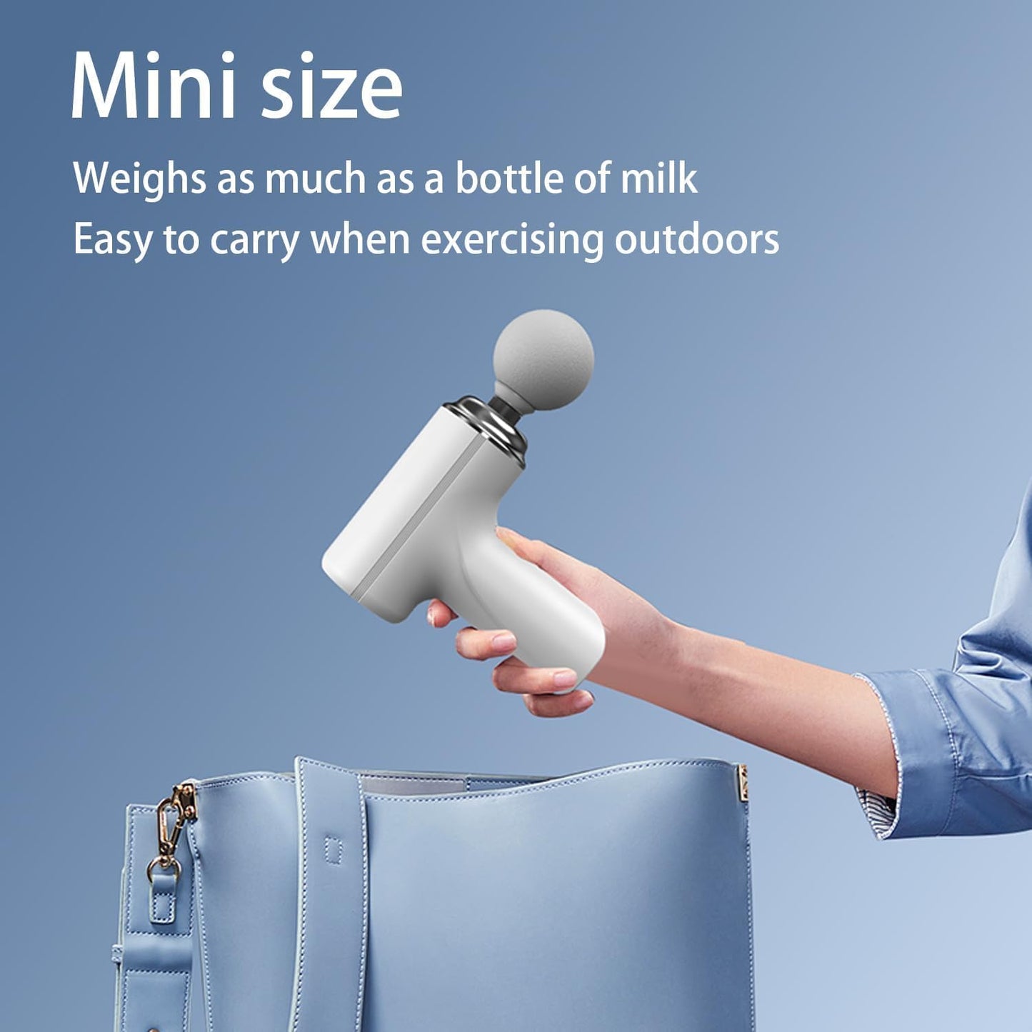 Mini Massager Machine for Pain Relief - Body, Neck, Shoulders, Back, Arms & Feet Massager- 6 Speed Settings | Type-C Charging