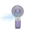 Mini Portable Hand Fan - USB Rechargeable Fan with Base for Travel  , Office , Kitchen, Face Makeup and Outdoor Use - for Women and Men