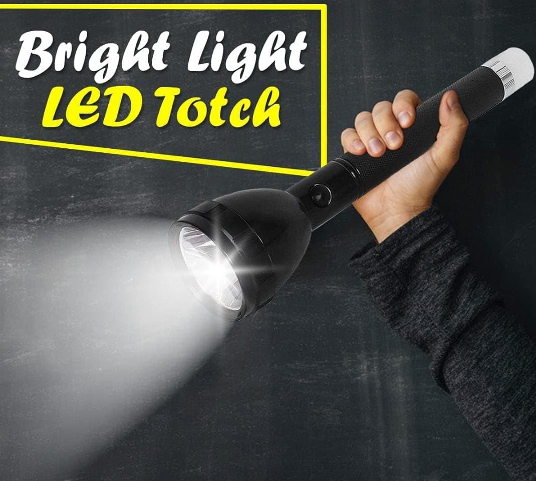 JY-9050 5W Long Range LED Rechargeable Torch Light – Dual Lighting Modes, High Brightness & Durable Design