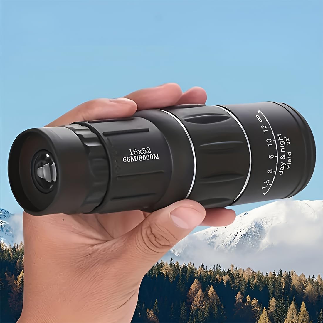 Bushnell 16x52 Dual Focus Monocular Telescope – High-Power Zoom Lens for Bird Watching, Hunting & Outdoor Adventures