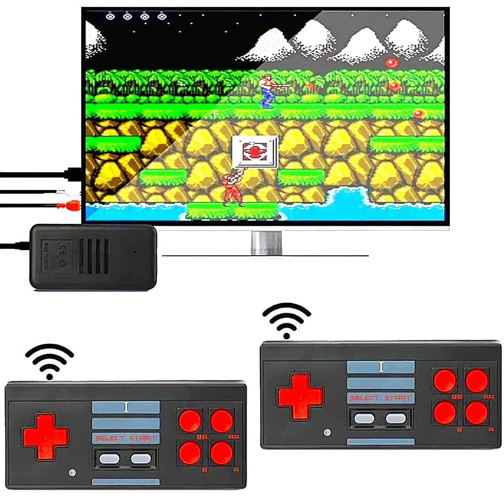 Extreme Mini Plug and Play Wireless Game Box HD 1080p TV Retro Video Game for Kids 620 Extreme Mini Game Box (8 Bit Retro Games) Tv Video Game Set for Tv Gaming 2 Player Wireless with Classic Inbuilt
