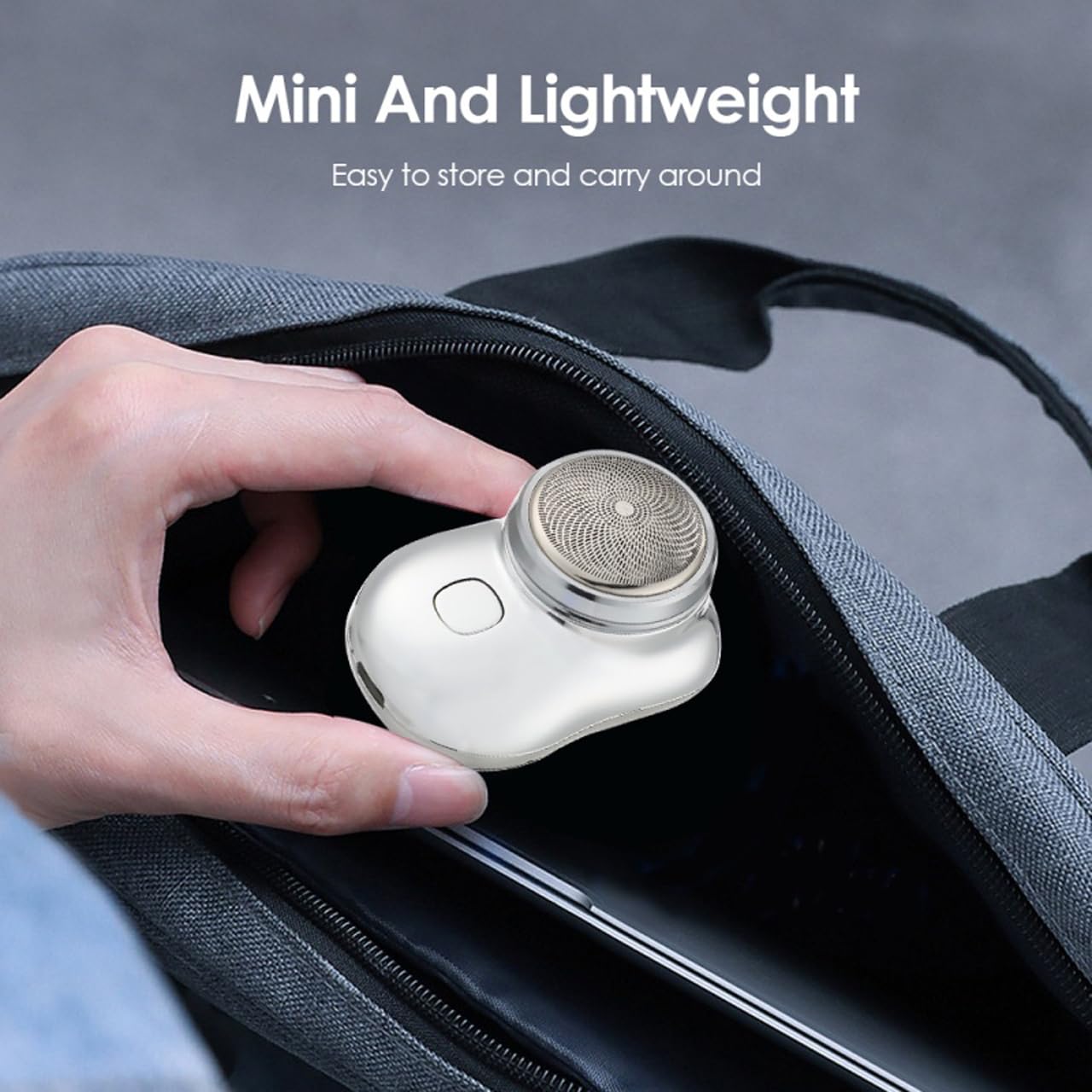 Mini Portable Electric Shaver – Cordless, Waterproof, Type-C Charging